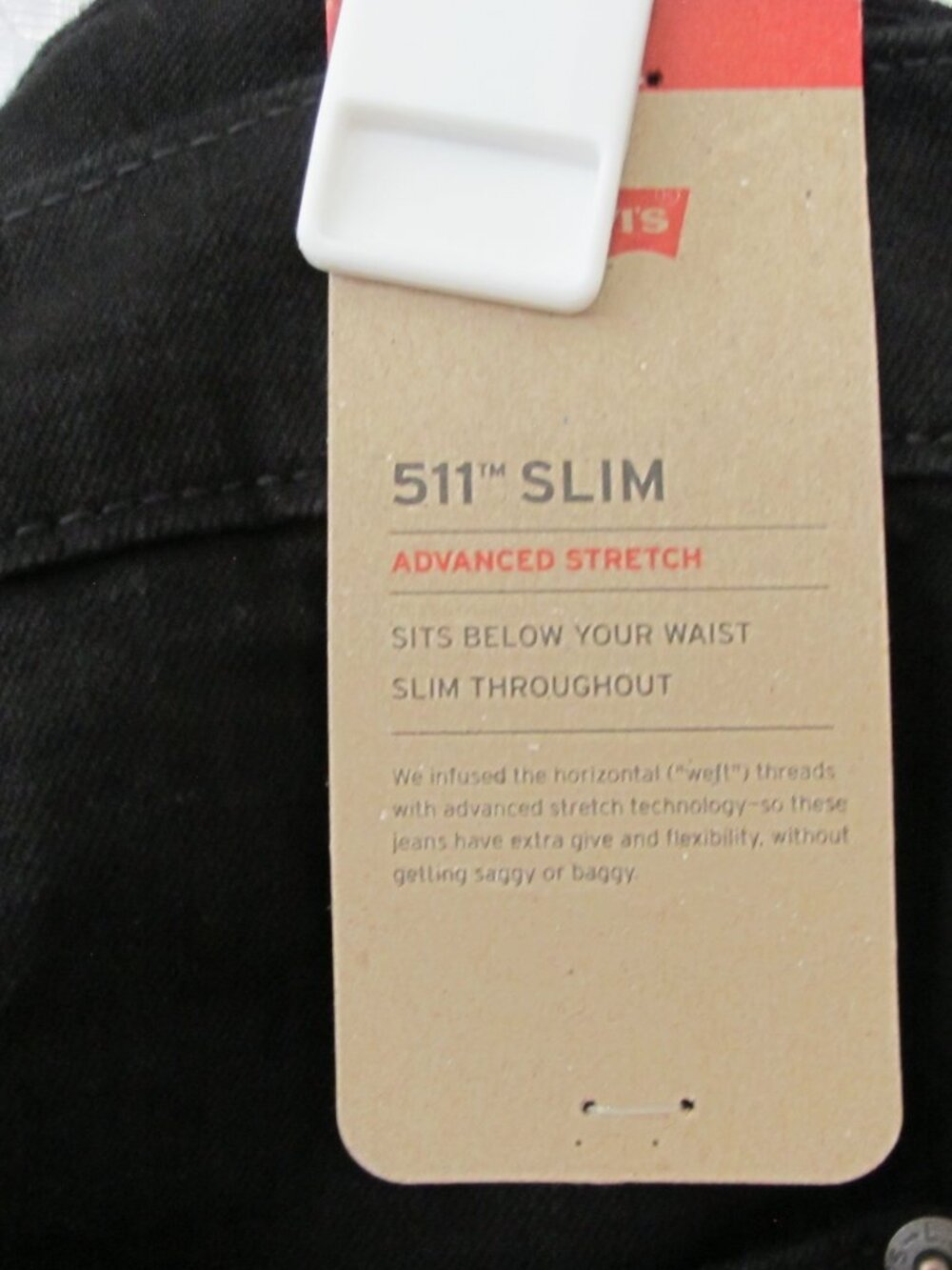 Levi's 511 Black Jeans - Picture 3 of 10